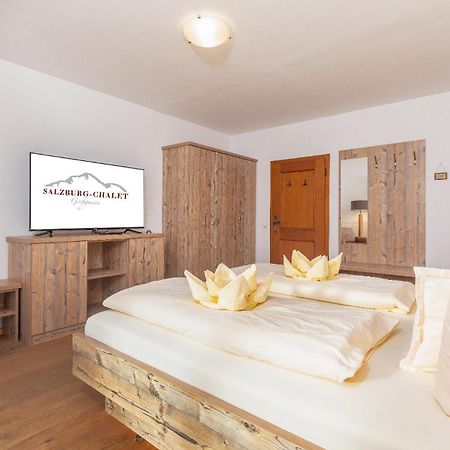 Luxus Ferienhaus Salzburg Chalet Mit Pool, Sauna, Whirlpool, Kamin Grossgmain Exteriér fotografie